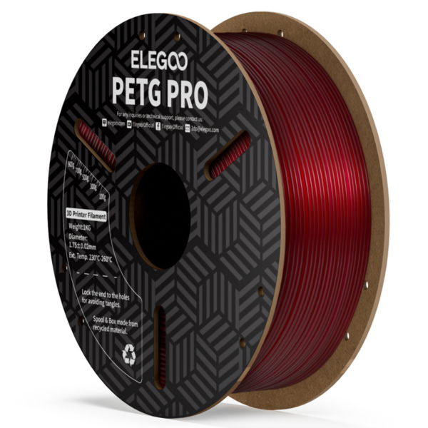 ELEGOO PETG PRO Filament (Burgundy Red)