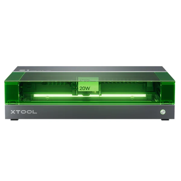xTool S1 20W Enclosed Diode Laser Engraver and Cutter – All-in-One SafetyPro™ Bundle